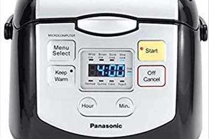 Amazon.com: Panasonic SR-ZC075K 4-Cups (Uncooked) Rice Cooker & Multi-Cooker, Black: Kitchen & Dining